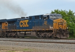 CSX 564 has a broken horn, 1 bell dangling